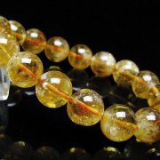 虹入りシトリンブレスレット12mm