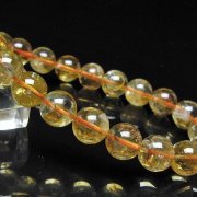 虹入り シトリン ブレスレット 10mm [t366-13961]