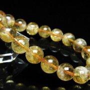 虹入り シトリン ブレスレット 10mm [t366-14080]