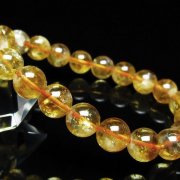 虹入り シトリン ブレスレット 9mm [t366-14160]
