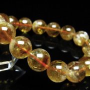 虹入り シトリン ブレスレット 12mm [t366-14178]