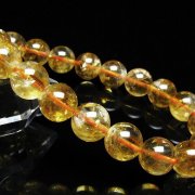 虹入り シトリン ブレスレット 11mm [t366-14195]
