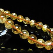 虹入り シトリン ブレスレット 10mm [t366-14198]