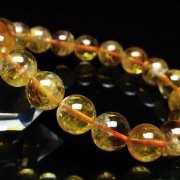 虹入り シトリン ブレスレット 10mm [t366-14200]