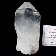 レムリアンシード水晶 原石 ミナスジェライス州コリント産 ※証明書付き[T370-4377]