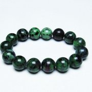 ルビーインゾイサイト ブレスレット  15mm [T372-2930]