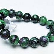 ルビーインゾイサイト ブレスレット 13mm [T372-3292]