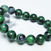ルビーインゾイサイト ブレスレット 13mm [T372-3296]