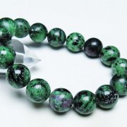 ルビーインゾイサイト ブレスレット 13mm [T372-3301]