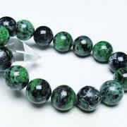ルビーインゾイサイト ブレスレット 15mm [T372-3377]