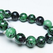 ルビーインゾイサイト ブレスレット 14mm [T372-3403]