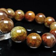 放射金針ルチル水晶 ブレスレット 17mm [t38-1428]