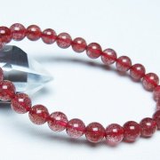 アフリカンストロベリークォーツ ブレスレット 7mm [T381-2579]