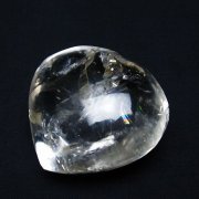 ヒマラヤ水晶 ハート 置物[T387-14068]