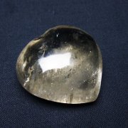 ライトニング水晶ハート 置物[T387-14396]