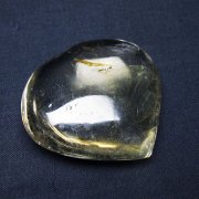 ライトニング水晶ハート 置物 [t387-14414]