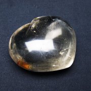 ライトニング水晶ハート 置物[T387-14419]