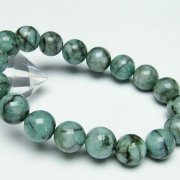 エメラルドブレスレット12mm