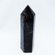 モリオン 純天然 黒水晶 六角柱 [t401-4549]