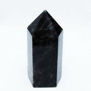モリオン 純天然 黒水晶 六角柱 [t401-4566]
