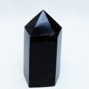 モリオン 純天然 黒水晶 六角柱 [t401-4627]