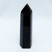 モリオン 純天然 黒水晶 六角柱 [t401-4634]