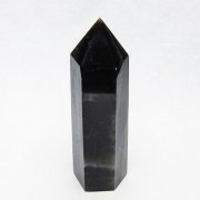 モリオン 純天然 黒水晶 六角柱 [t401-5123]