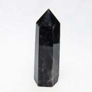 モリオン 純天然 黒水晶 六角柱 [t401-5128]