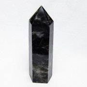 モリオン 純天然 黒水晶 六角柱 [t401-5132]