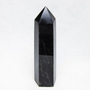 モリオン 純天然 黒水晶 六角柱 [t401-5138]