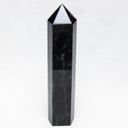 モリオン 純天然 黒水晶 六角柱 [t401-5147]