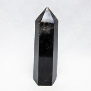モリオン 純天然 黒水晶 六角柱 [t401-5153]