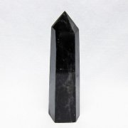 モリオン 純天然 黒水晶 六角柱 [t401-5154]