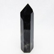 モリオン 純天然 黒水晶 六角柱 [t401-5162]