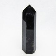 モリオン 純天然 黒水晶 六角柱 [t401-5171]