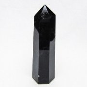 モリオン 純天然 黒水晶 六角柱 [t401-5172]