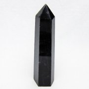 モリオン 純天然 黒水晶 六角柱 [t401-5175]