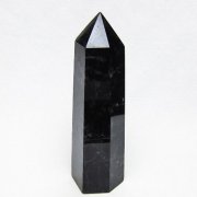 モリオン 純天然 黒水晶 六角柱 [t401-5181]