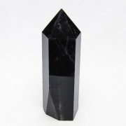 モリオン 純天然 黒水晶 六角柱 [t401-5188]