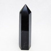 モリオン 純天然 黒水晶 六角柱 [t401-5190]