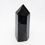 モリオン 純天然 黒水晶 六角柱 [t401-5193]