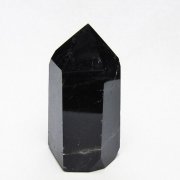 モリオン 純天然 黒水晶 六角柱 [t401-5195]