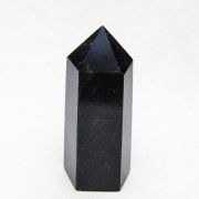 モリオン 純天然 黒水晶 六角柱 [t401-5196]