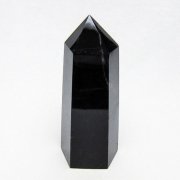 モリオン 純天然 黒水晶 六角柱 [t401-5199]