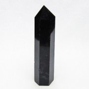 モリオン 純天然 黒水晶 六角柱 [t401-5207]
