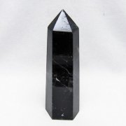 モリオン 純天然 黒水晶 六角柱 [t401-5284]