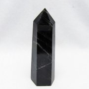 モリオン 純天然 黒水晶 六角柱 [t401-5285]
