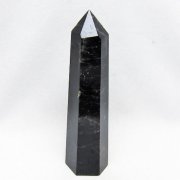 モリオン 純天然 黒水晶 六角柱 [t401-5320]