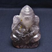 アメジスト ガネーシャ 彫刻品 置物 [t42-589]