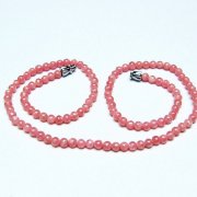 インカローズ ロードクロサイト ネックレス 4mm [T423-1825]